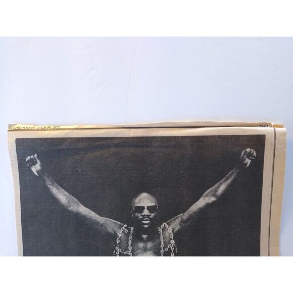 Isaac Hayes Live At The Sahara Tahoe AD 1973 Vintage Artwork Soul Funk Music - Picture 3 of 3